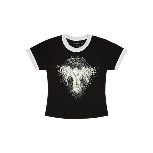 Angel Logo Baby Rib Tee Black UK