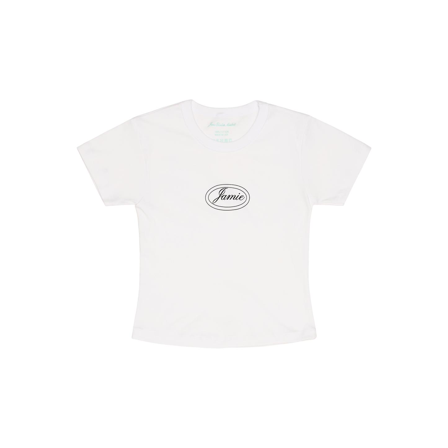 Circle Logo Baby Rib Tee White UK