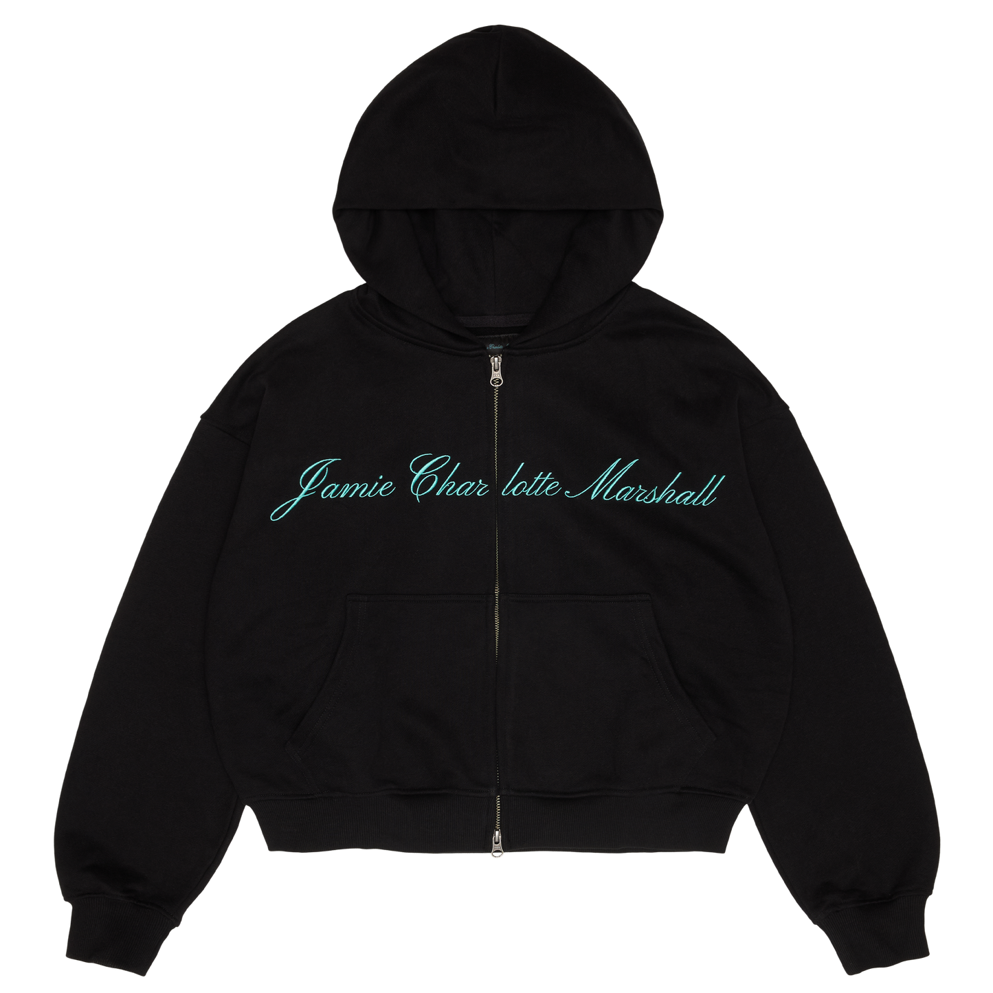 JCM Cropped Zip Hoodie