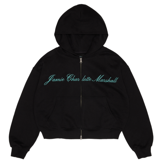 JCM Cropped Zip Hoodie
